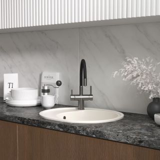 Мойка кухонная Reflexion Allonge 58-WH RF0658WH белый